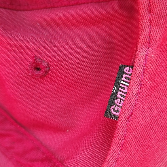 Volcom Stone Tech Delta Hat Red Cap Embroidered Blue Volcom Logo - Picture 10 of 13